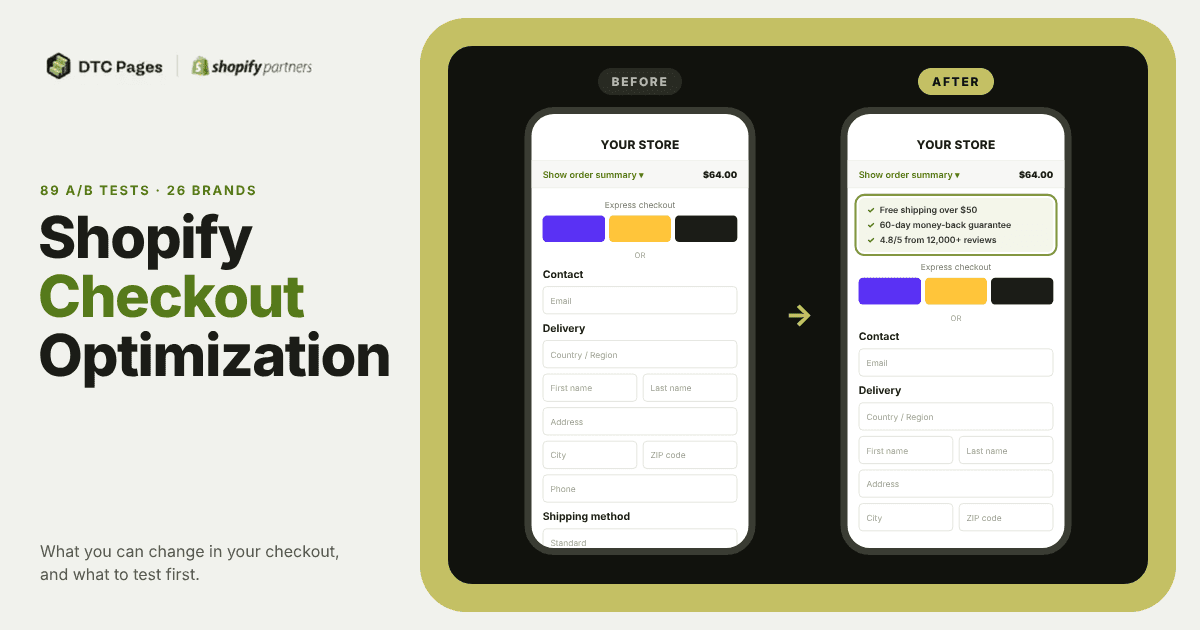 Shopify Checkout Optimization: What You Can Change and What to Test First