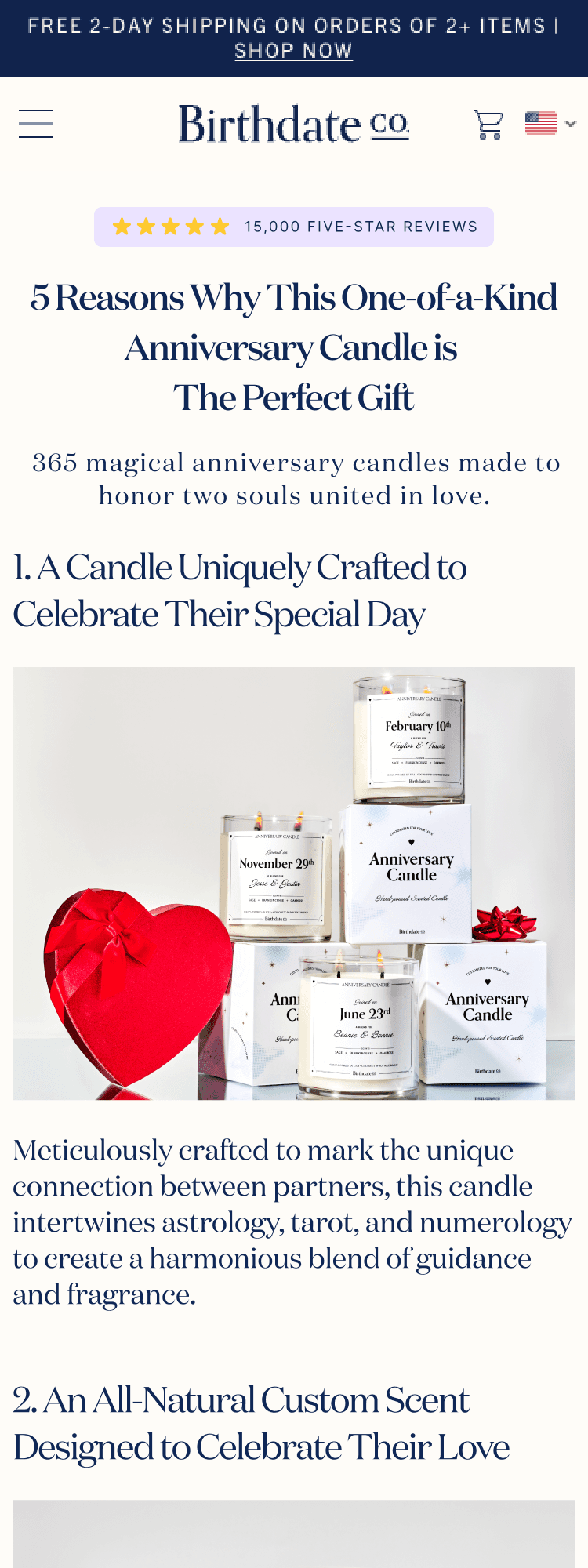 Birthdate - Advertorial