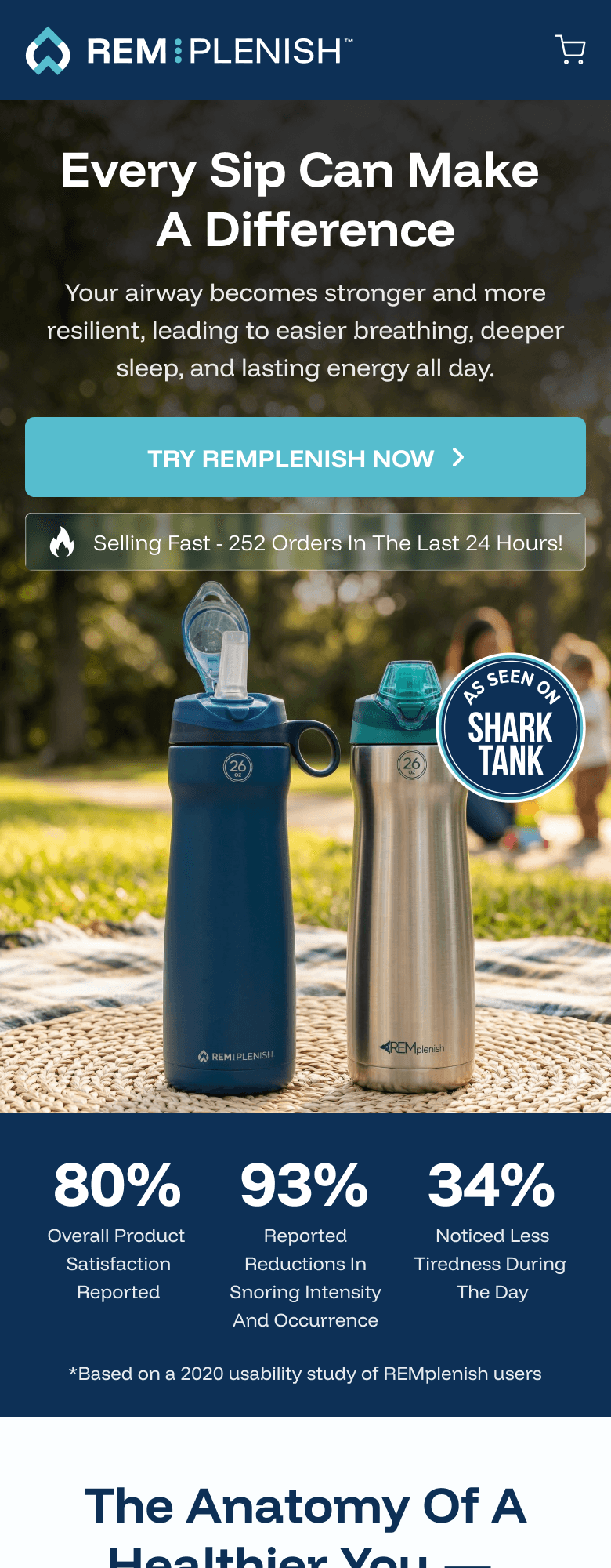 REMplenish - Landing Page
