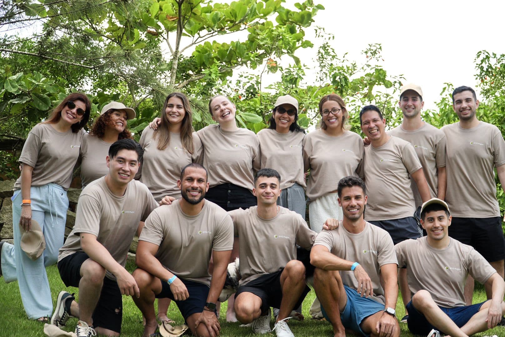 DTC Pages team at the annual offsite in Florianopolis, Brazil
